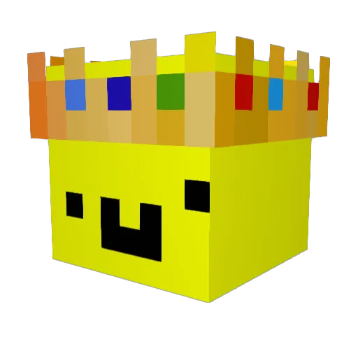 ChrisCTG1 Minecraft avatar head, 3D render