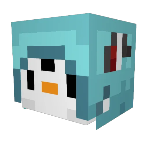 ChrisCage89 Minecraft avatar head, 3D render