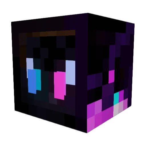 ChrisCyann Minecraft avatar head, 3D render
