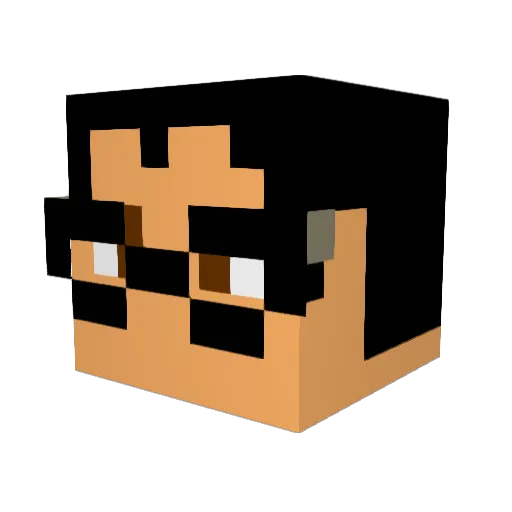 ChrisFarmer07 Minecraft avatar head, 3D render