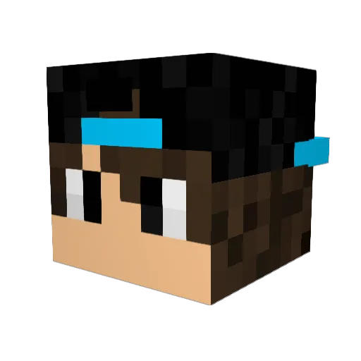 ChrisFarmer97 Minecraft avatar head, 3D render