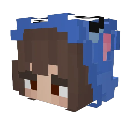 ChrisGuild Minecraft avatar head, 3D render
