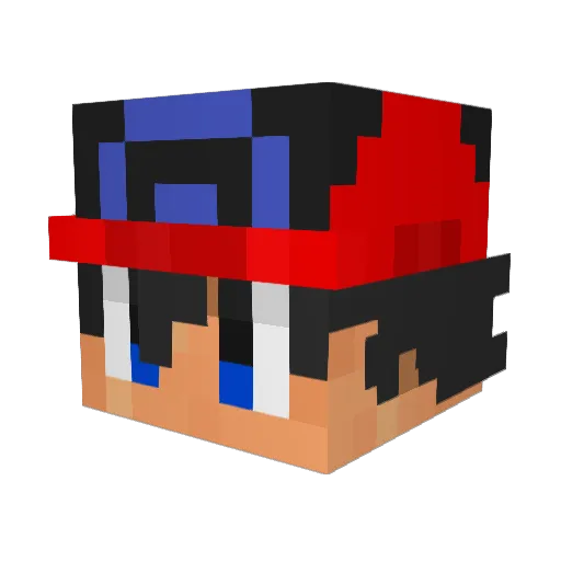 ChrisHambo Minecraft avatar head, 3D render