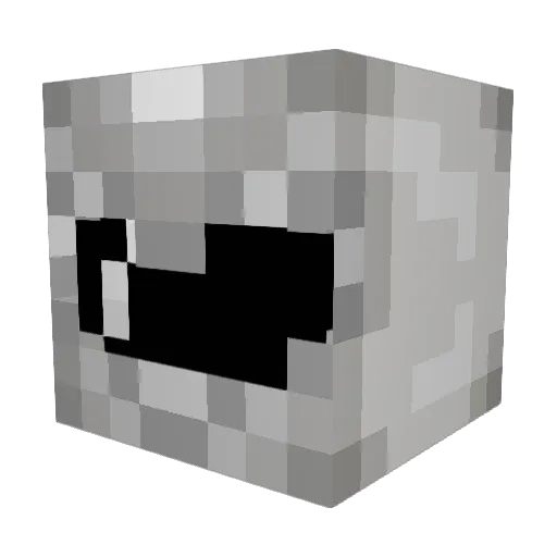 ChrisICED Minecraft avatar head, 3D render