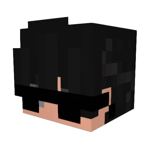 ChrisImao Minecraft avatar head, 3D render
