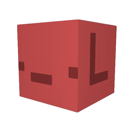 ChrisKorm Minecraft avatar head, 3D render