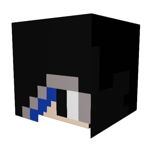 ChrisKrypton Minecraft avatar head, 3D render