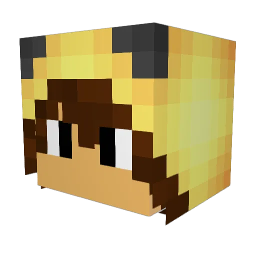 ChrisKsharp Minecraft avatar head, 3D render