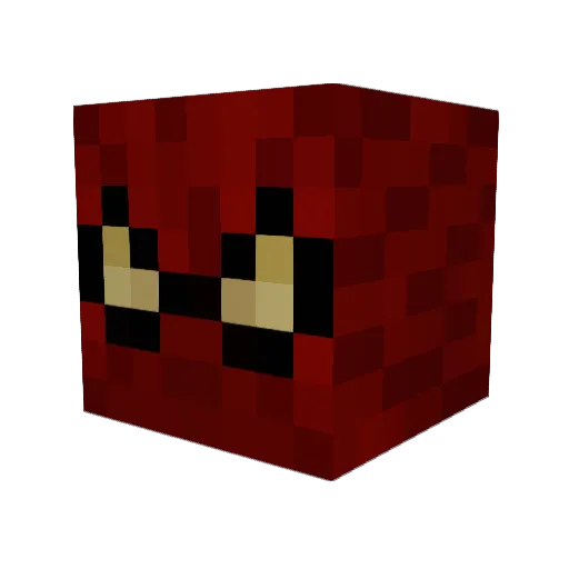 ChrisLenaboss Minecraft avatar head, 3D render