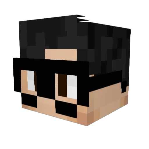 ChrisMck23 Minecraft avatar head, 3D render