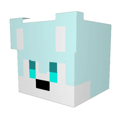 ChrisNick017 Minecraft avatar head, 3D render