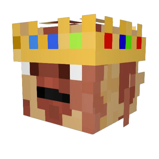 ChrisPBacon1092 Minecraft avatar head, 3D render