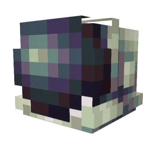 ChrisPBcn Minecraft avatar head, 3D render
