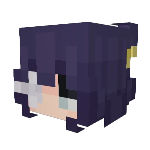 ChrisThePrince Minecraft avatar head, 3D render