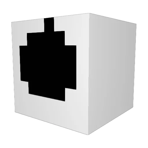 ChrisThePugg Minecraft avatar head, 3D render