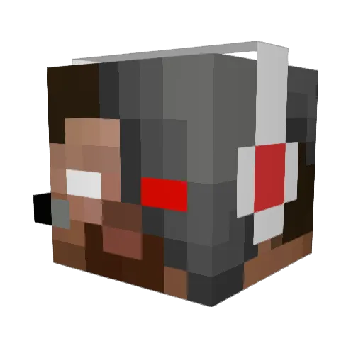 ChrisWang0429 Minecraft avatar head, 3D render