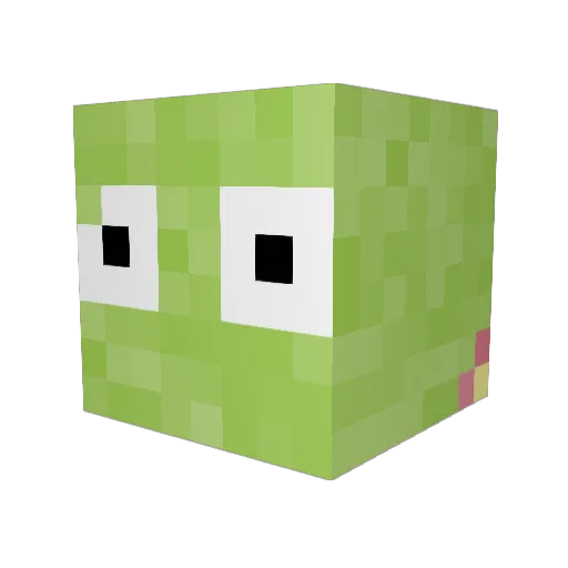 ChrisXP21 Minecraft avatar head, 3D render
