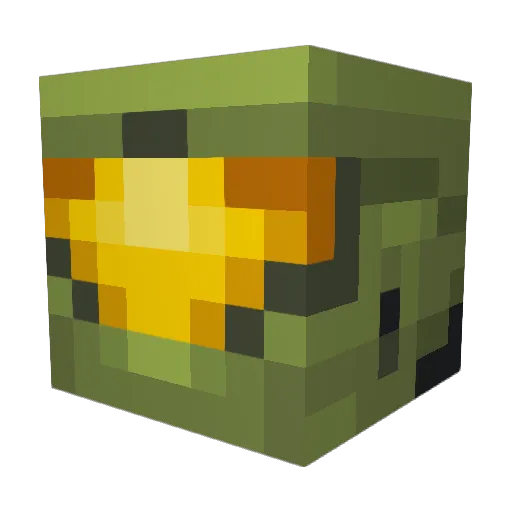 ChrisZJr Minecraft avatar head, 3D render