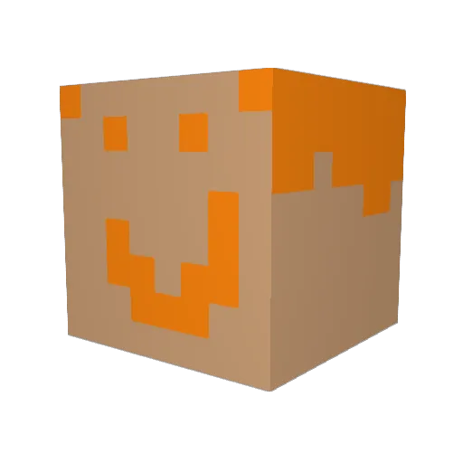 ChrisZhou Minecraft avatar head, 3D render
