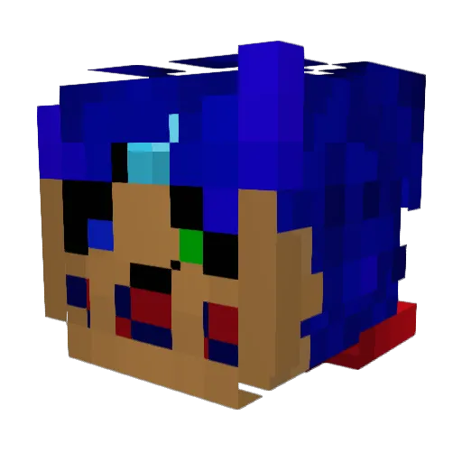 Chris_Cross1105 Minecraft avatar head, 3D render