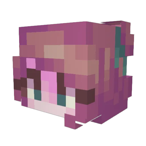 Chris_Lin Minecraft avatar head, 3D render