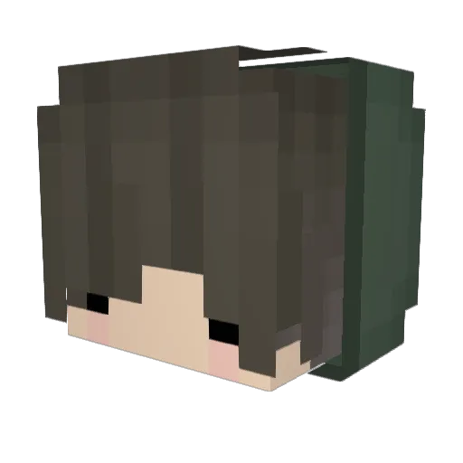 Chris_Zz Minecraft avatar head, 3D render