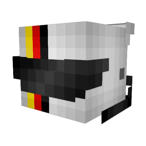 Chris_and07 Minecraft avatar head, 3D render