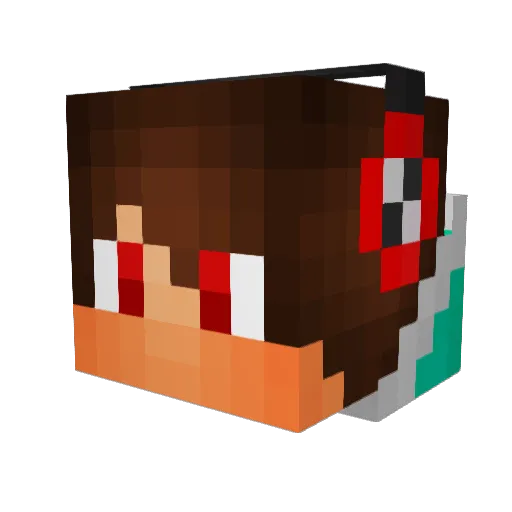 Chris_b40 Minecraft avatar head, 3D render
