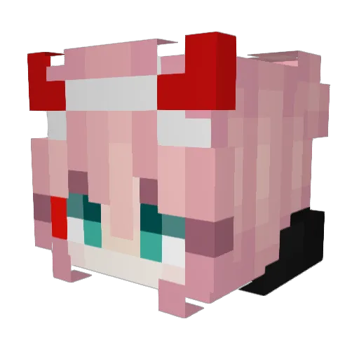 Chris_grtn Minecraft avatar head, 3D render