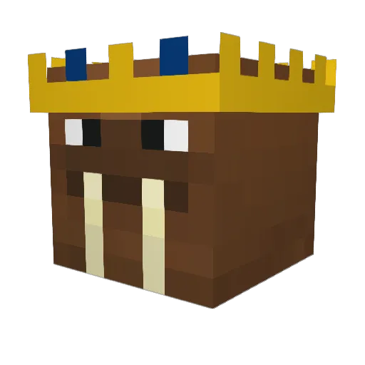 ChrisareSad Minecraft avatar head, 3D render