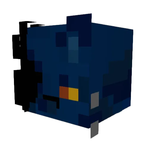 Chriscamitina Minecraft avatar head, 3D render