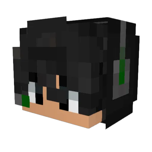 Chrisch Minecraft avatar head, 3D render