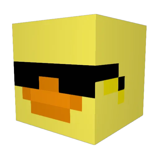 Chrisd05 Minecraft avatar head, 3D render