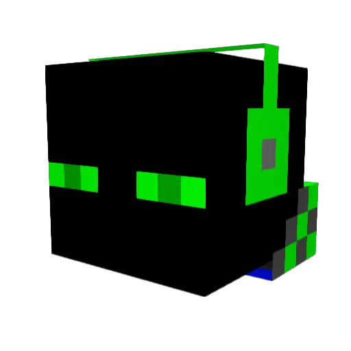 Chrisd80 Minecraft avatar head, 3D render