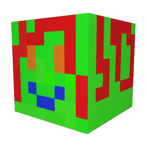 Chrisi1409 Minecraft avatar head, 3D render