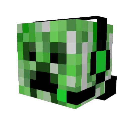 ChrisixHD Minecraft avatar head, 3D render