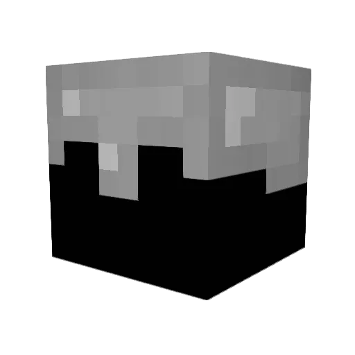 Chrislese Minecraft avatar head, 3D render