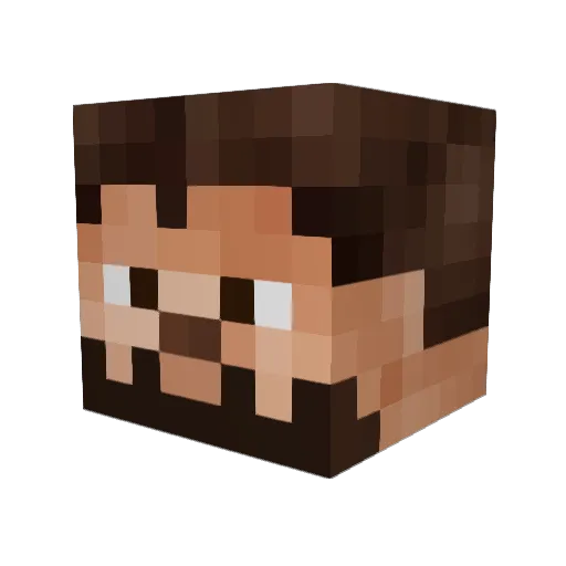 Chrismexx Minecraft avatar head, 3D render