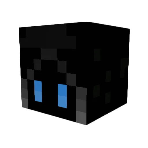 Chrisp_Death Minecraft avatar head, 3D render