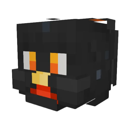 ChrispyBunny Minecraft avatar head, 3D render