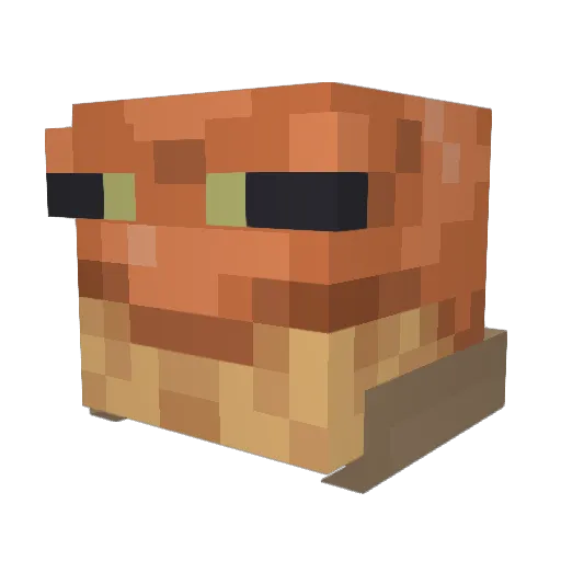 Chriss2go Minecraft avatar head, 3D render
