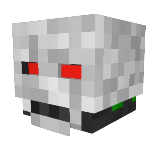 Chrissam99 Minecraft avatar head, 3D render
