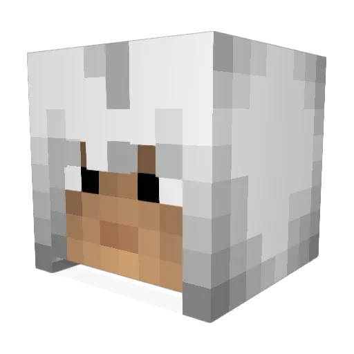 Chrissi457 Minecraft avatar head, 3D render