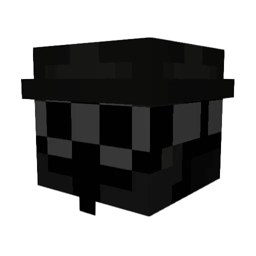 ChrissiDC Minecraft avatar head, 3D render