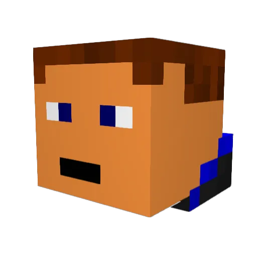 Chrisss_69 Minecraft avatar head, 3D render