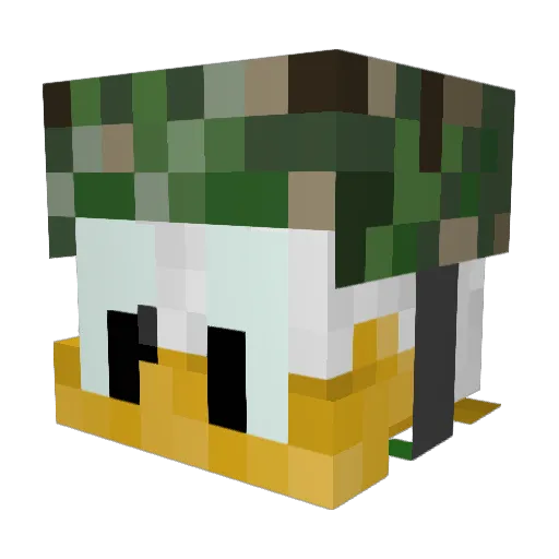 Chrisss_ Minecraft avatar head, 3D render
