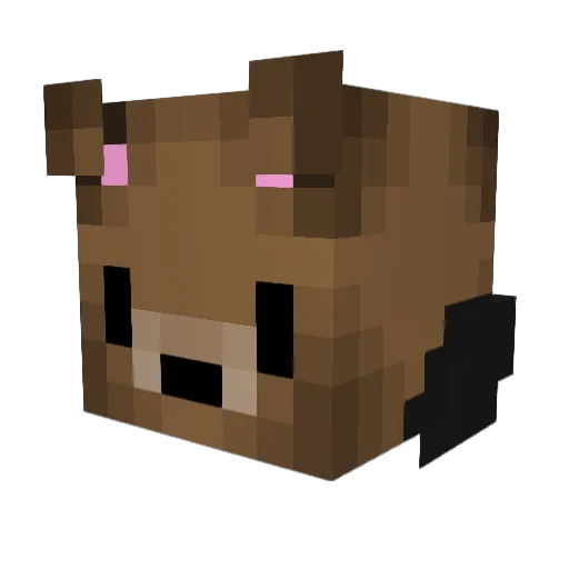 Chrisssspy Minecraft avatar head, 3D render