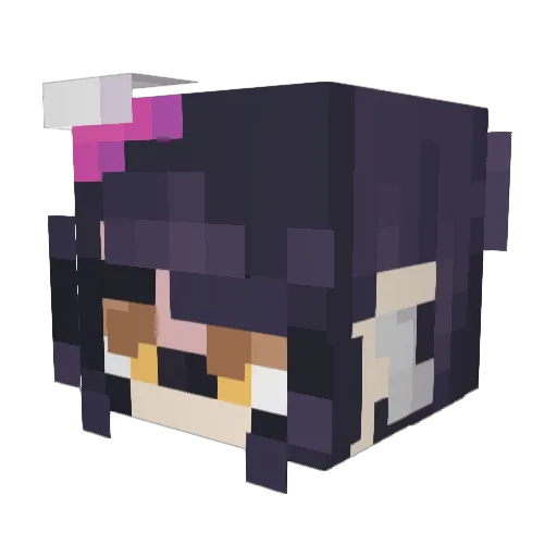 Chrisstop Minecraft avatar head, 3D render