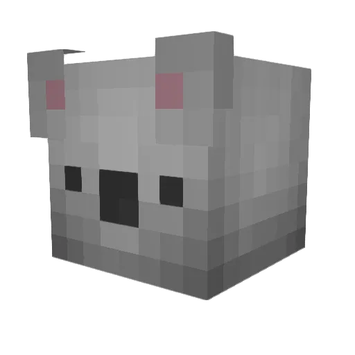 Christal_Meth Minecraft avatar head, 3D render