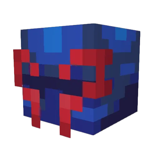 Christaras729 Minecraft avatar head, 3D render